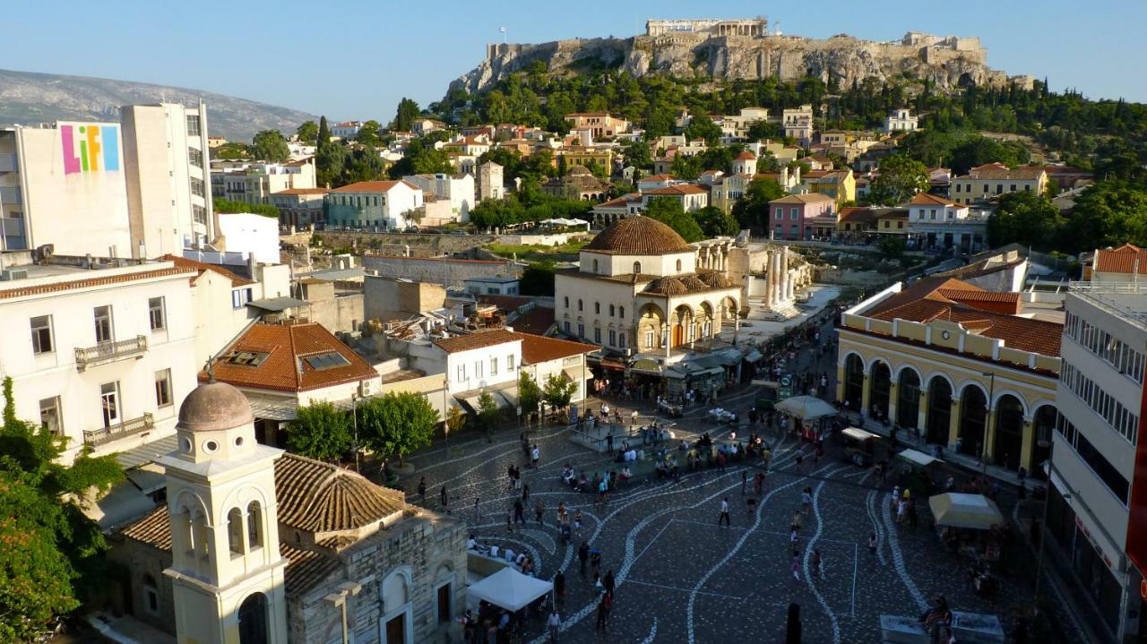 Acropolis Villa In Plaka Aten Exteriör bild